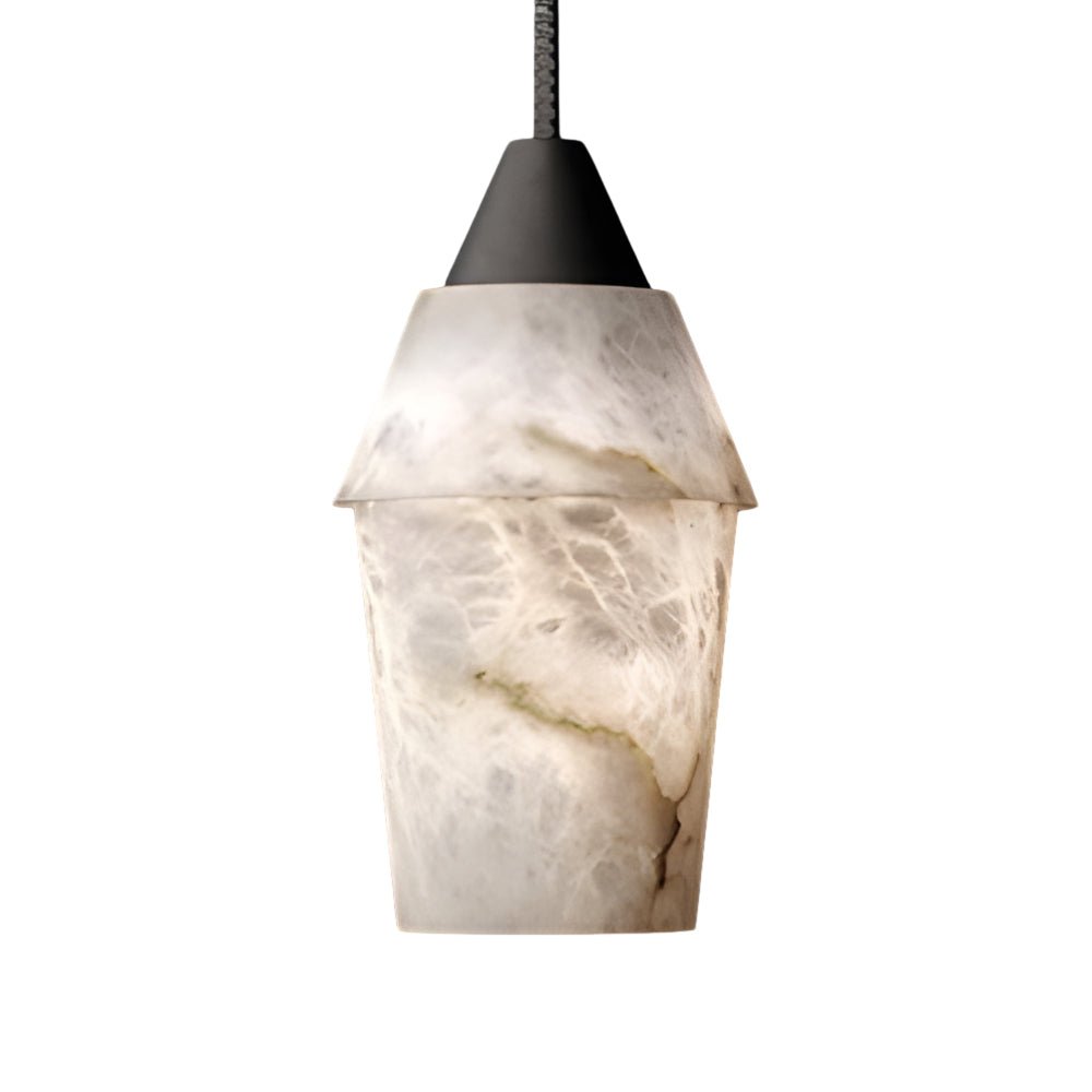 CHARLESTON ALABASTER ISLAND LANTERN, 1-BULB KITCHEN PENDANT