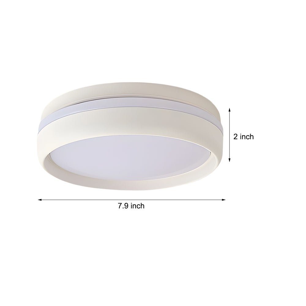 WINTERBOURNE 7.9-INCH ACRYLIC FLUSH MOUNT LED CEILING LAMP