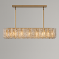 VERDANTIA SMOKED CRYSTAL LUMINAIRE FOR DINING AND LIVING SPACES