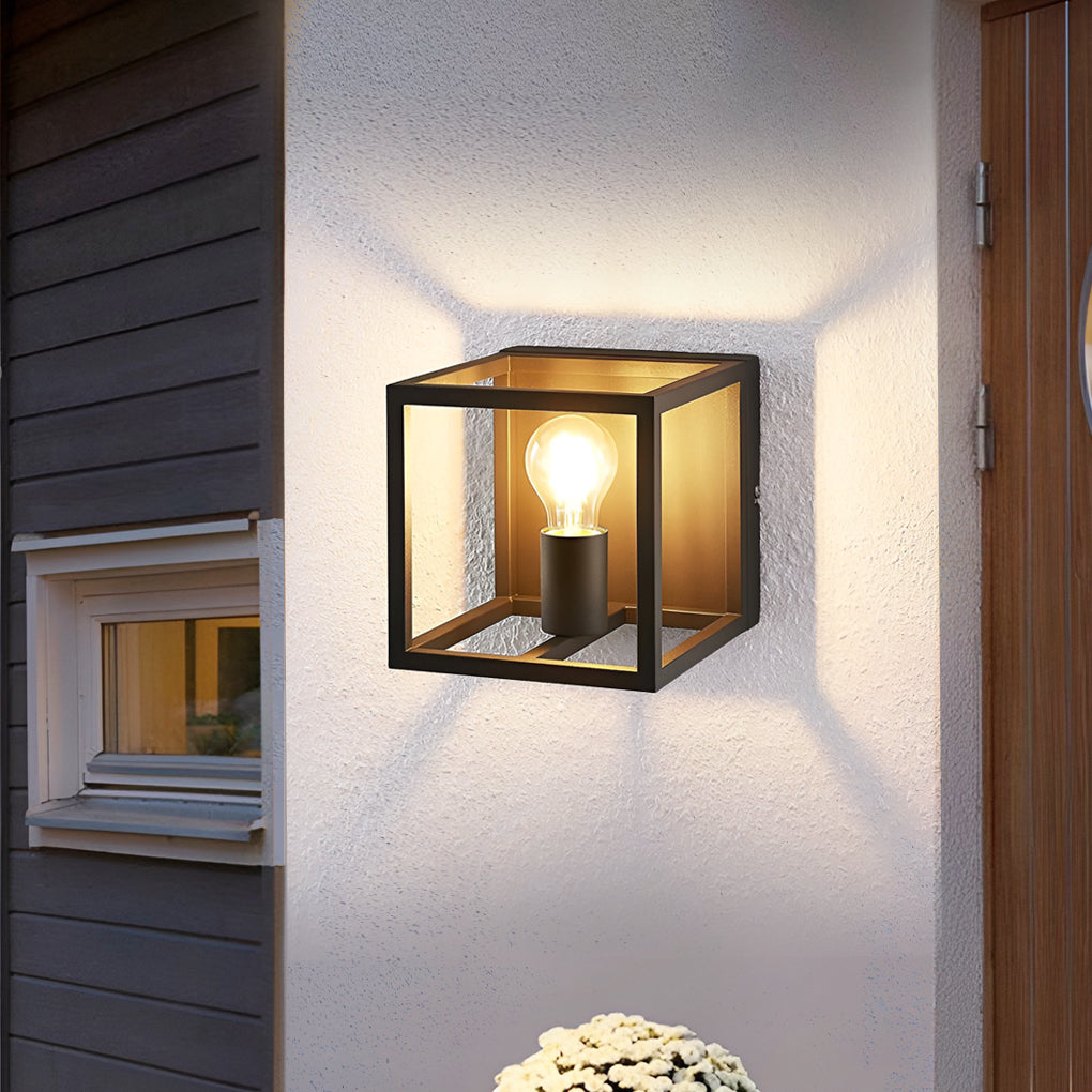 WINTHROP SQUARE MODERN WALL LANTERN