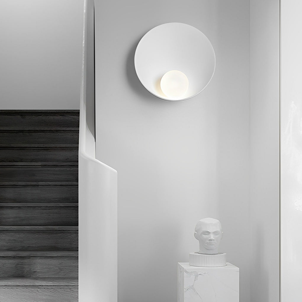 WINTHROP CIRCULAR RESIN AND GLASS WALL LANTERN