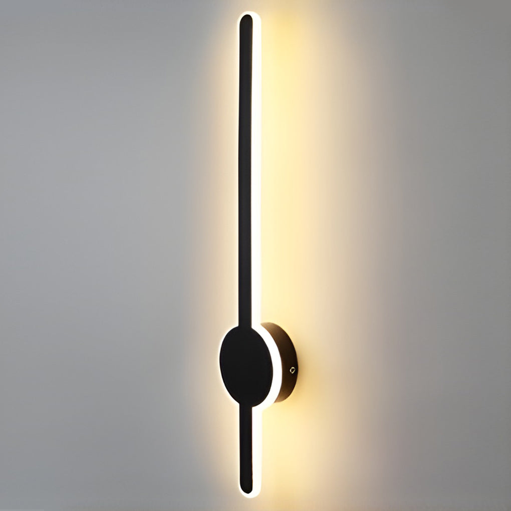 WINDSOR HARMONY LED WALL SCONCE WITH BLACK, GOLD, AND WHITE ACCENTS