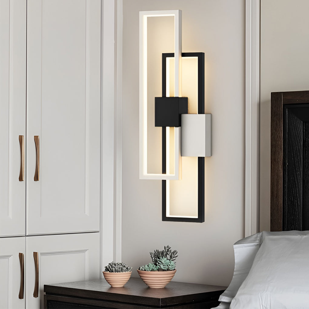 WINDSOR TRIO RECTANGULAR LED WALL SCONCE