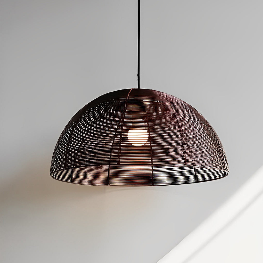WINDSOR SEMICIRCULAR METAL WEAVE CHANDELIER