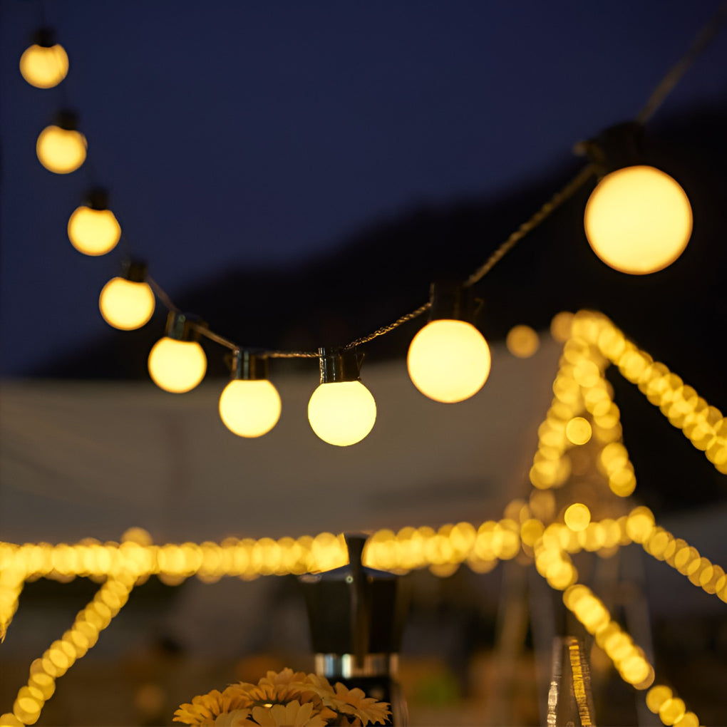 WINDSOR RAINPROOF SOLAR STRING LIGHTS FOR OUTDOOR CAMPING DECOR