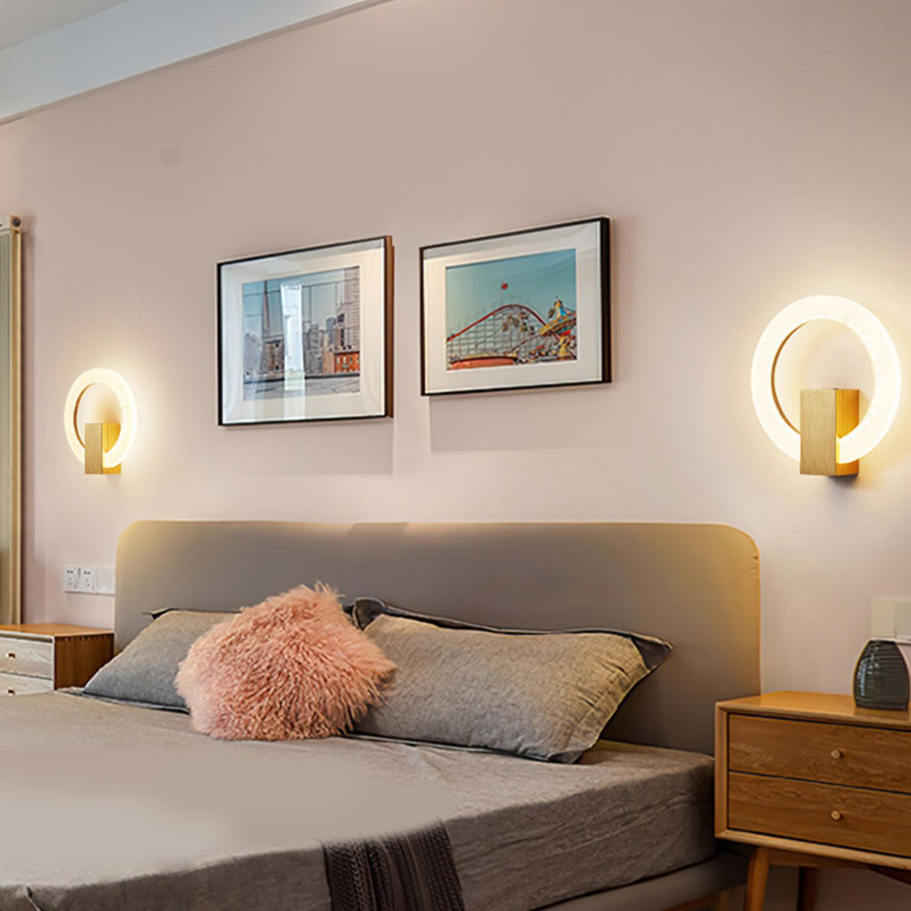 WINDSOR CIRCLE DIMMABLE LED WALL SCONCE