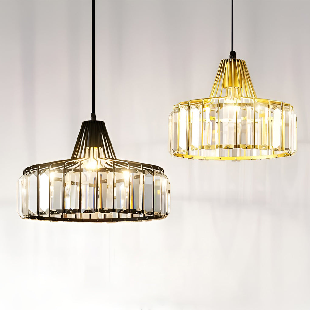 RIVINGTON DRUM CRYSTAL HANGING LUMINAIRE