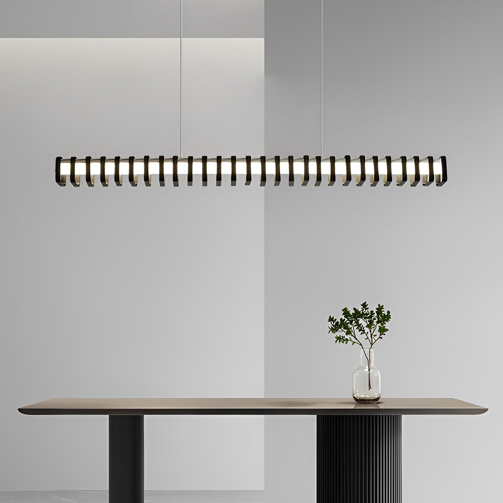 FENWICK MODERN DIMMABLE SQUARE CHANDELIER