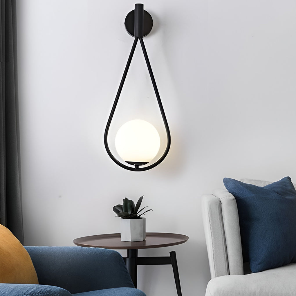 RAVENSCROFT AQUA DROP LED WALL SCONCE