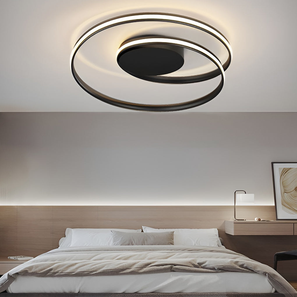 WINTHROP CIRCULAR DIMMABLE LED FLUSH MOUNT LIGHTING