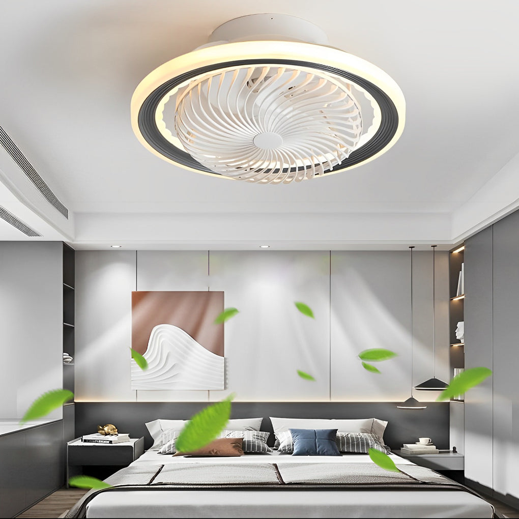 WINTHROP SILENT CIRCULAR LED CEILING FAN WITH TRIPLE DIMMING FUNCTION