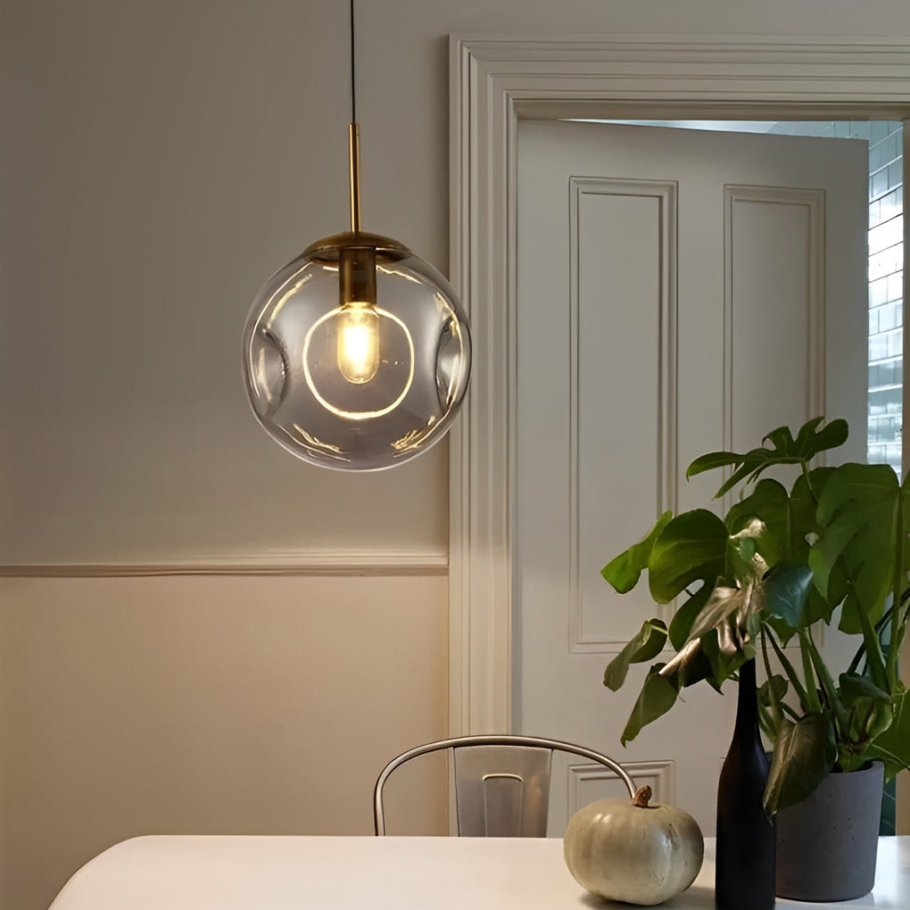 WINTHORPE MINIATURE GLASS ORB CHANDELIER