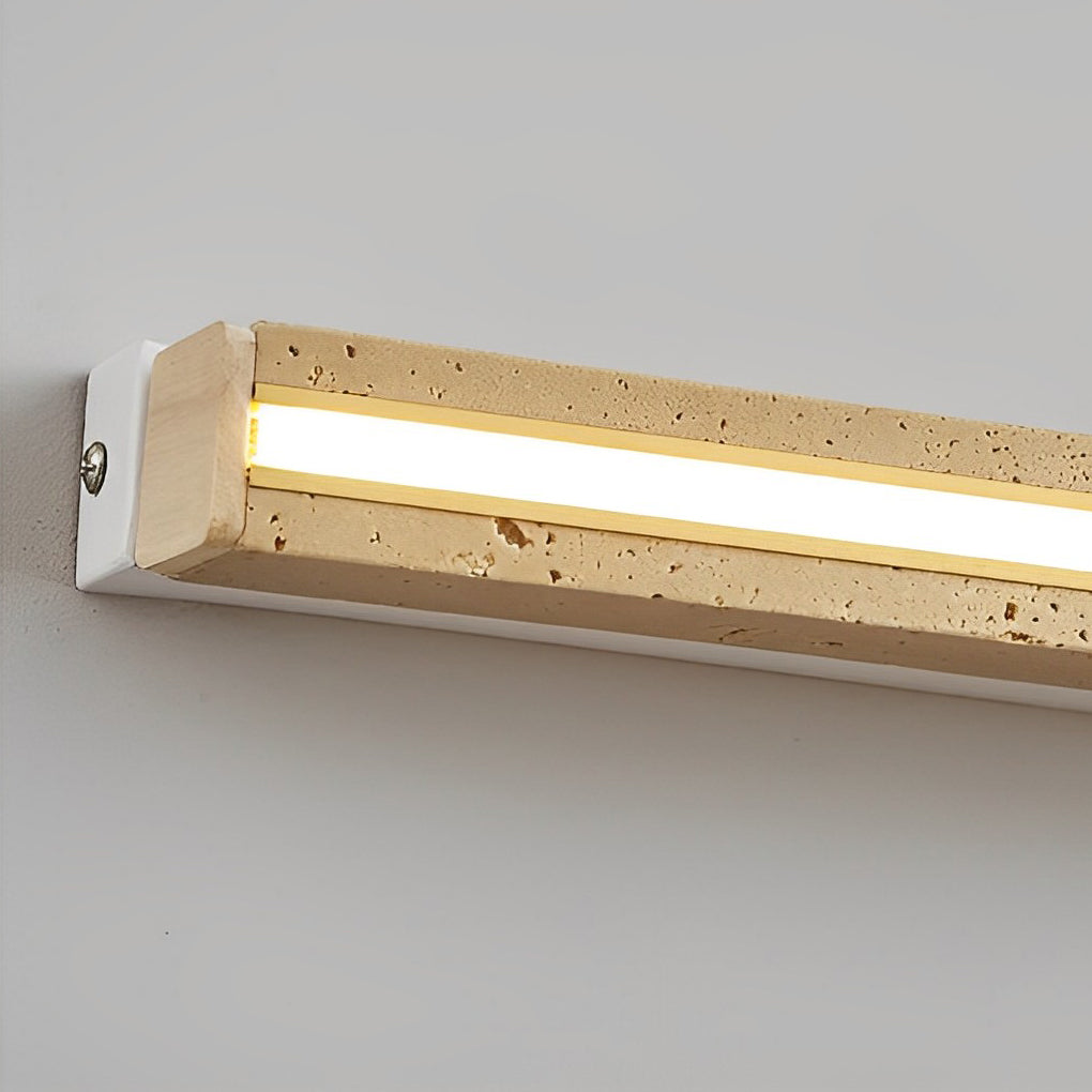 AMBERLEY TRAVERTINE STRIPED LED WALL SCONCE