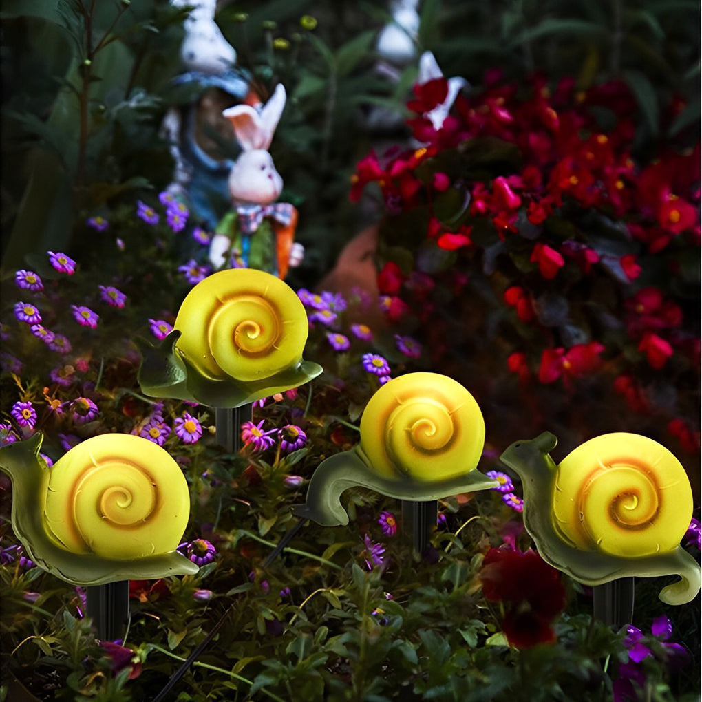 1. **PENNINGTON RAINBOW RESIN AVIAN LANTERNS** - A set of four charming, waterproof garden lights featuring vibrant resin birds, adding a whimsical touch to your outdoor space.

2. **WILLOUGHBY GARDEN ESCARGOT ILLUMINATORS** - Delightful resin snails that