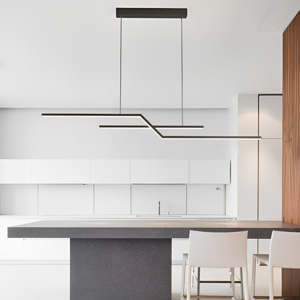 FENWICK MODERN LINEAR DIMMING CHANDELIER