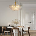 BELLEFONTE PEARL-ADORNED GLASS LIGHTING WITH TRIPLE DIMMING