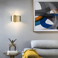 WINTHROP GOLDEN ORB WALL SCONCE WITH DUAL LIGHTING