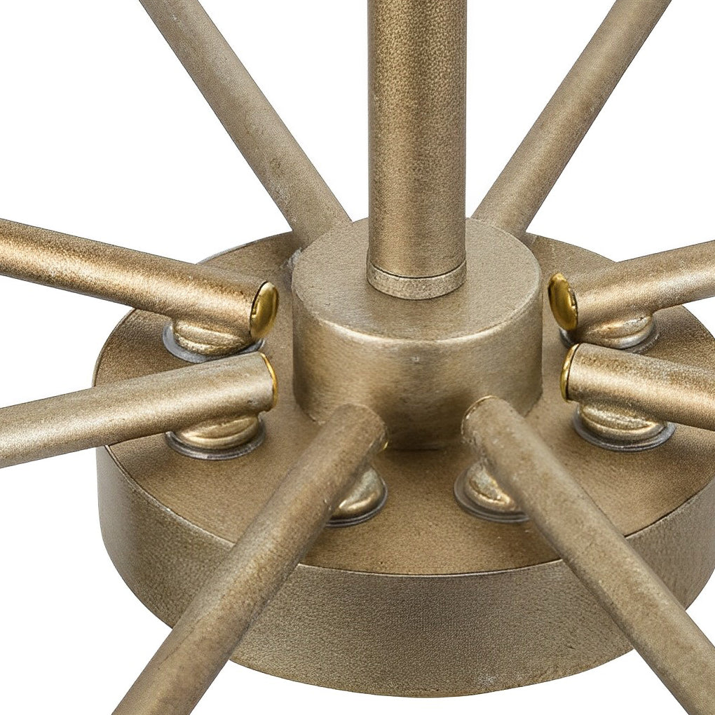 WINTHROP EIGHT-BULB DIMMABLE INDUSTRIAL CHANDELIER