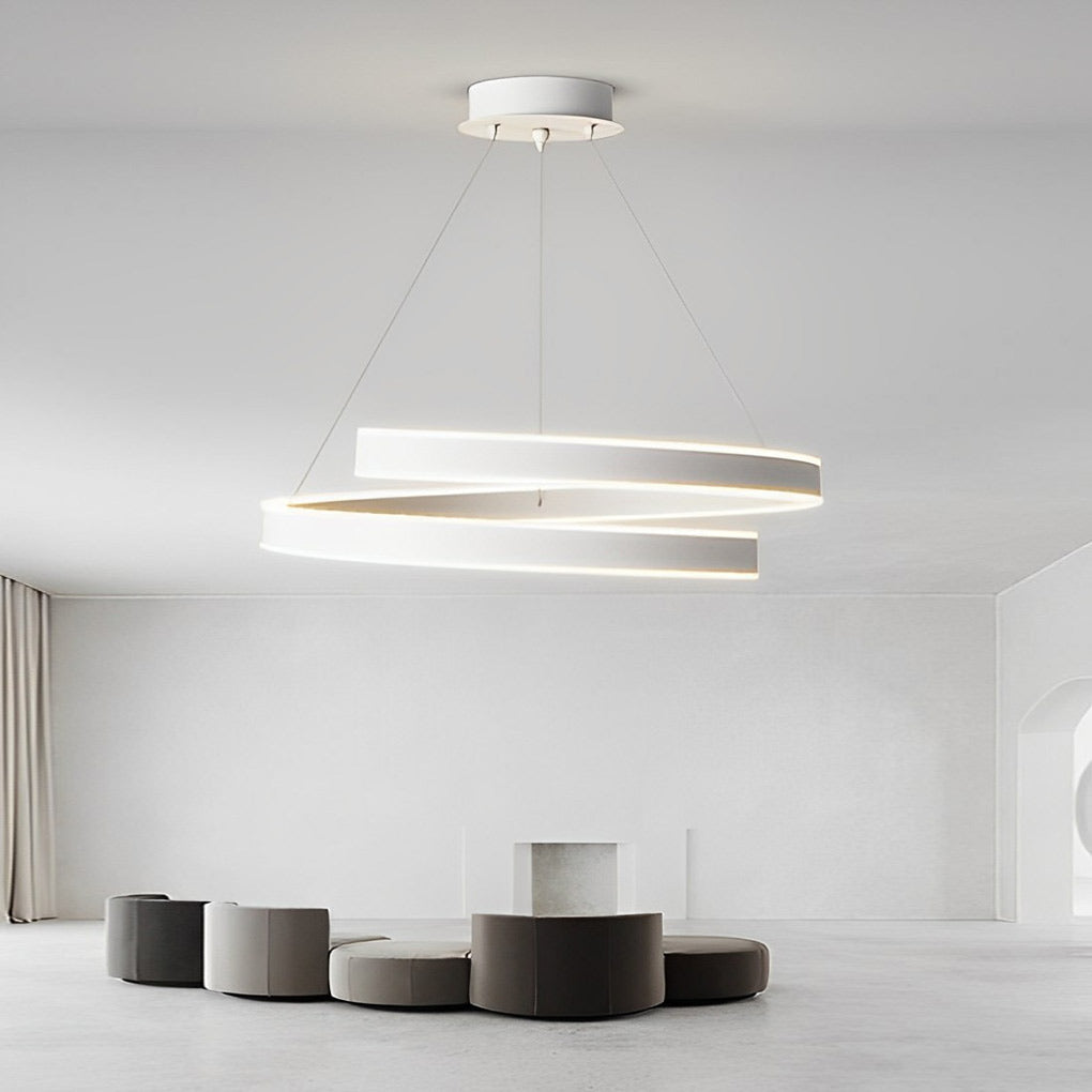 WINTHORPE TRIPLE-TIER DIMMABLE LED CHANDELIER