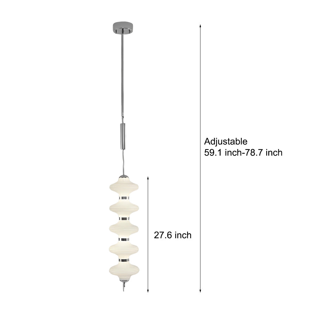 WINTHROP GOURD SHAPED METAL LED CHANDELIER