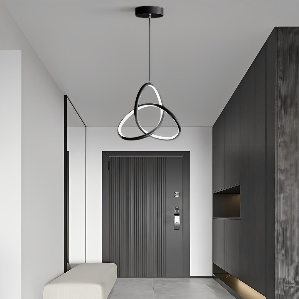 WINTHORPE TRIO RING DIMMABLE LED CHANDELIER