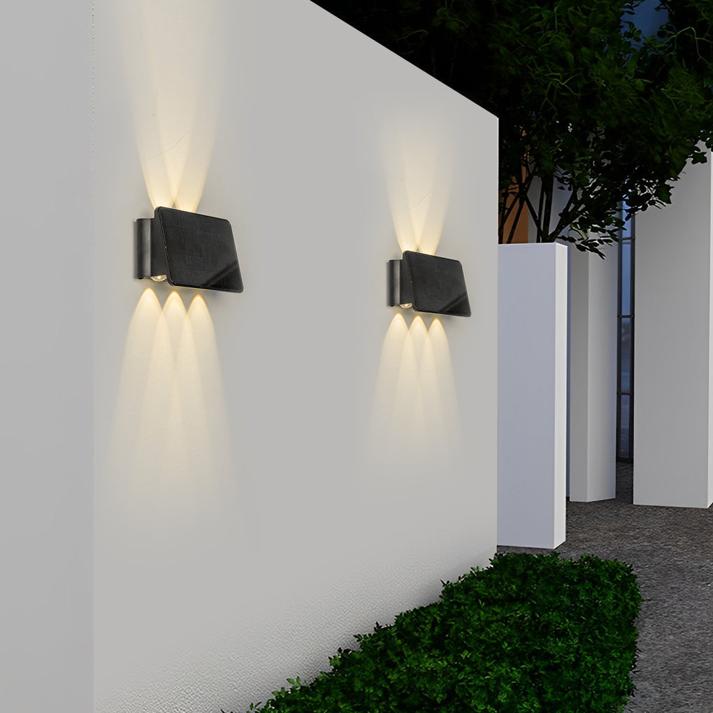 RAVENWOOD SOLAR WALL LANTERN WITH DUAL ILLUMINATION
