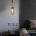 WINTHROP CYLINDRICAL IRON PENDANT LAMP