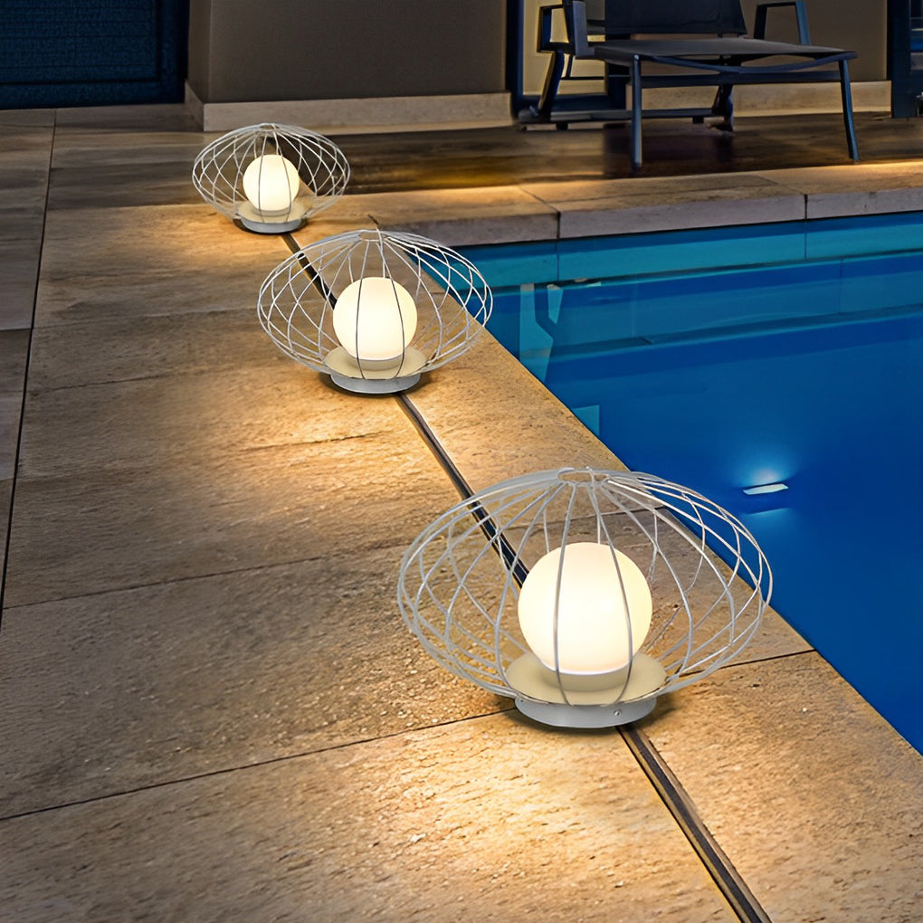 THISTLEWOOD MUSHROOM-INSPIRED OUTDOOR LED LAMP WITH WATER-RESISTANT DESIGN