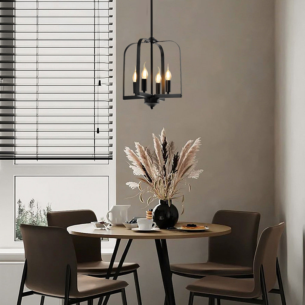 WINTHROP WROUGHT IRON FARMHOUSE CHANDELIER
