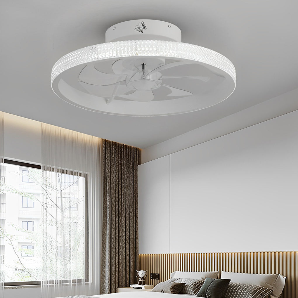 WINDSOR WHISPER MODERN BLADELESS CEILING FAN WITH REMOTE CONTROL