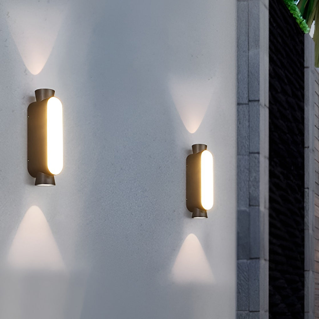 WINTHROP RAINPROOF LED WALL LANTERN WITH DUAL LIGHTING