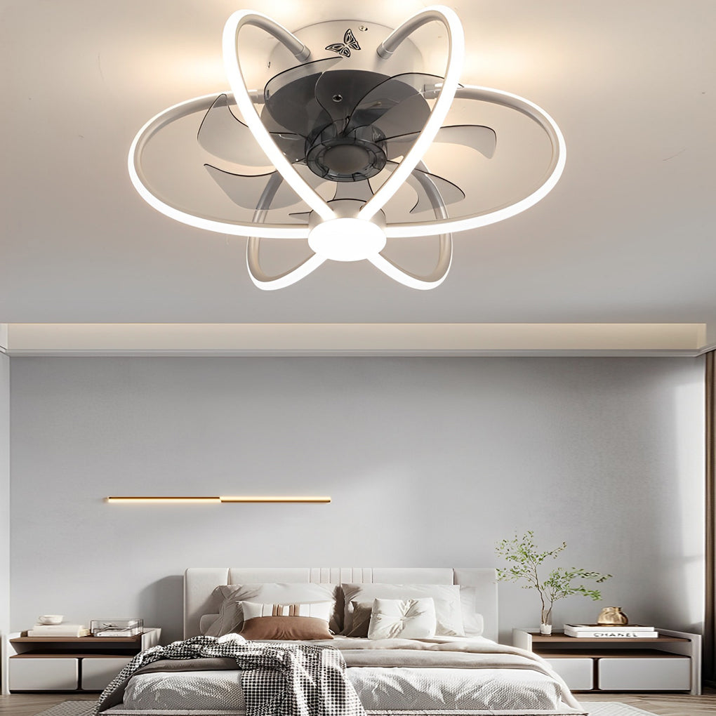 FLORENTINE WHISPERS SMART LED CEILING FAN WITH REMOTE CONTROL