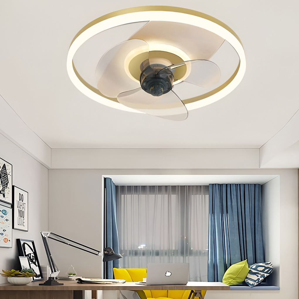 WINDSOR CIRCULAR 3-TIER DIMMABLE CEILING FAN LIGHT WITH REMOTE CONTROL