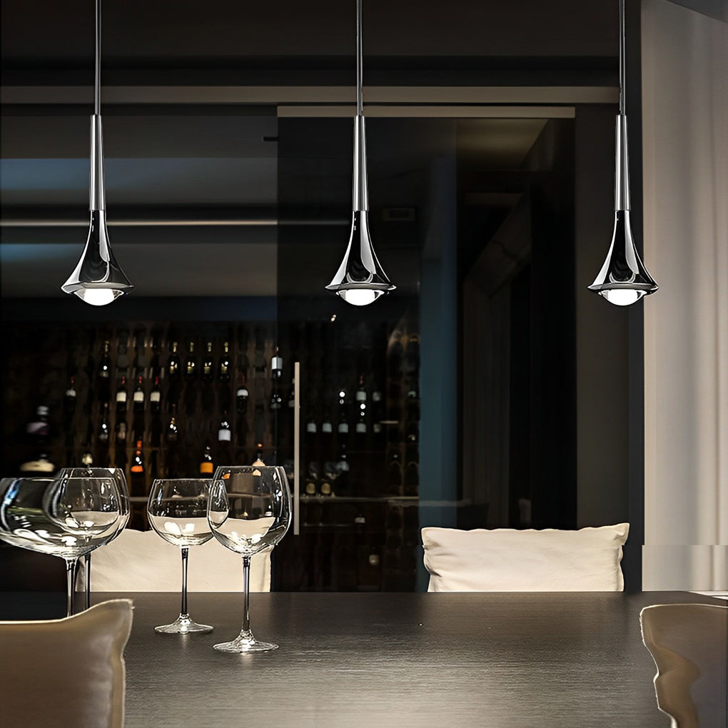 WINDSOR DROPLET METAL LED HANGING LIGHT