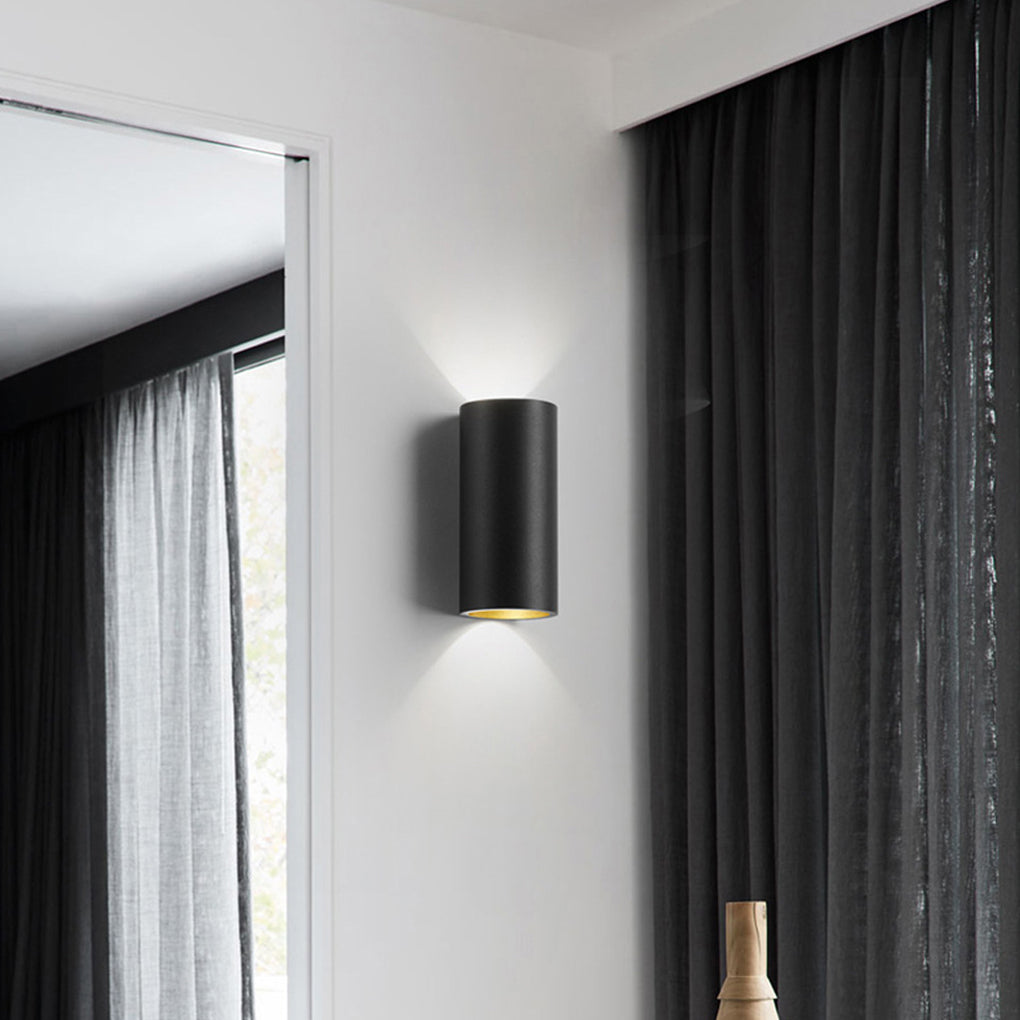 WINDSOR CYLINDRICAL DUAL-AXIS WALL SCONCE