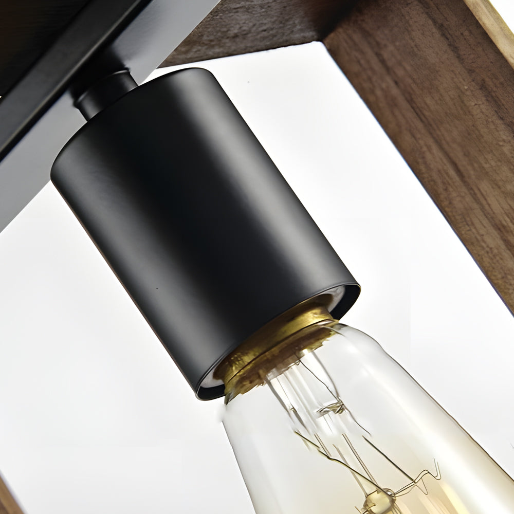 WINTERBOURNE WOODEN BEAM DINING CHANDELIER