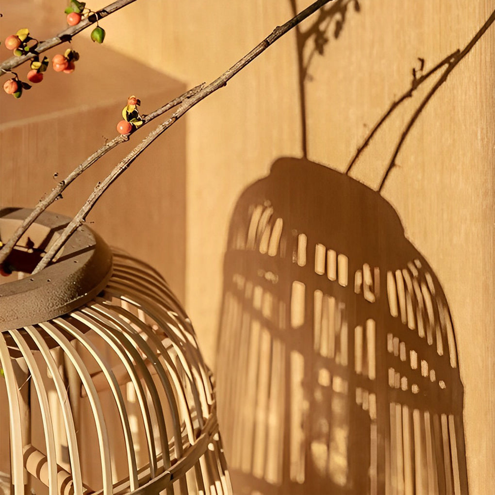 ALDERSON WOVEN RATTAN GLOBE PENDANT LIGHT