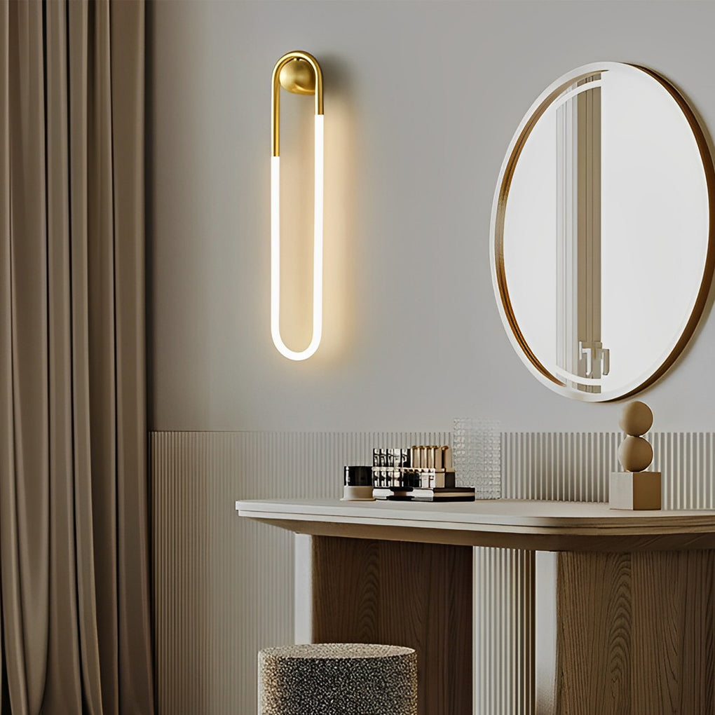 WINTHROP COPPER TRIMMED DIMMABLE WALL SCONCE