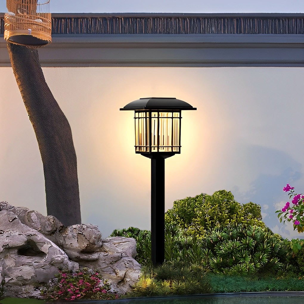 WINDSOR SOLAR SQUARE GARDEN ILLUMINATORS, WEATHER-RESISTANT OUTDOOR LANTERNS