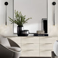 WINTHORPE CRYSTAL STRIP WALL SCONCE