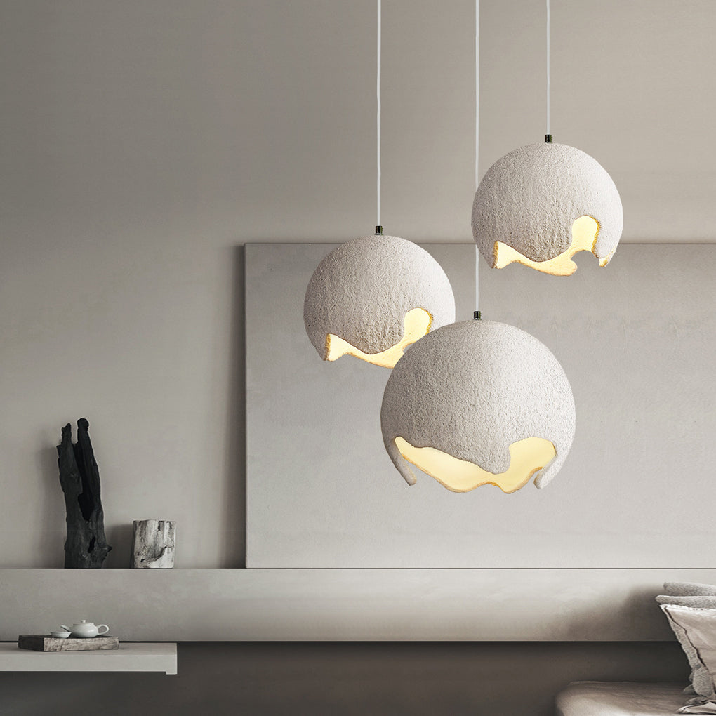 CHAMBERLAIN WHIMSICAL ORB CHANDELIER IN CREAMY IVORY