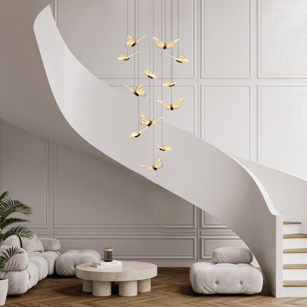 BELLEFLEUR WHIMSICAL TRIPLE-DIMMER HANGING LIGHT