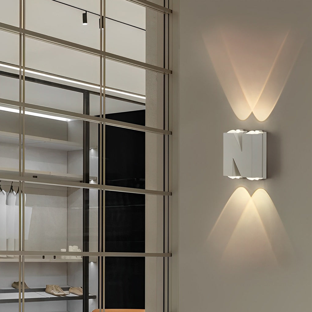 WINTHORPE MODERN ILLUMINATED OUTDOOR WALL LANTERN