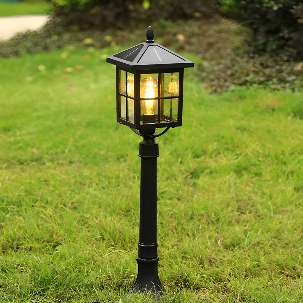 BLACKWATER GARDEN SOLAR-POWERED PAVILION LANTERN