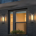 WINTHROP RUSTIC SOLAR-POWERED OUTDOOR WALL LANTERN