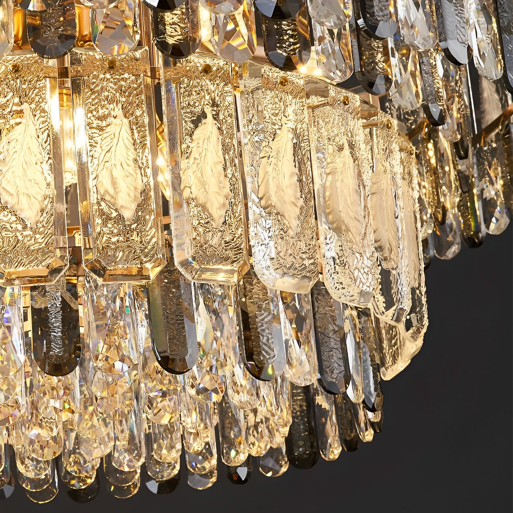 WINTHORPE CRYSTAL CIRCLE DIMMER CHANDELIER
