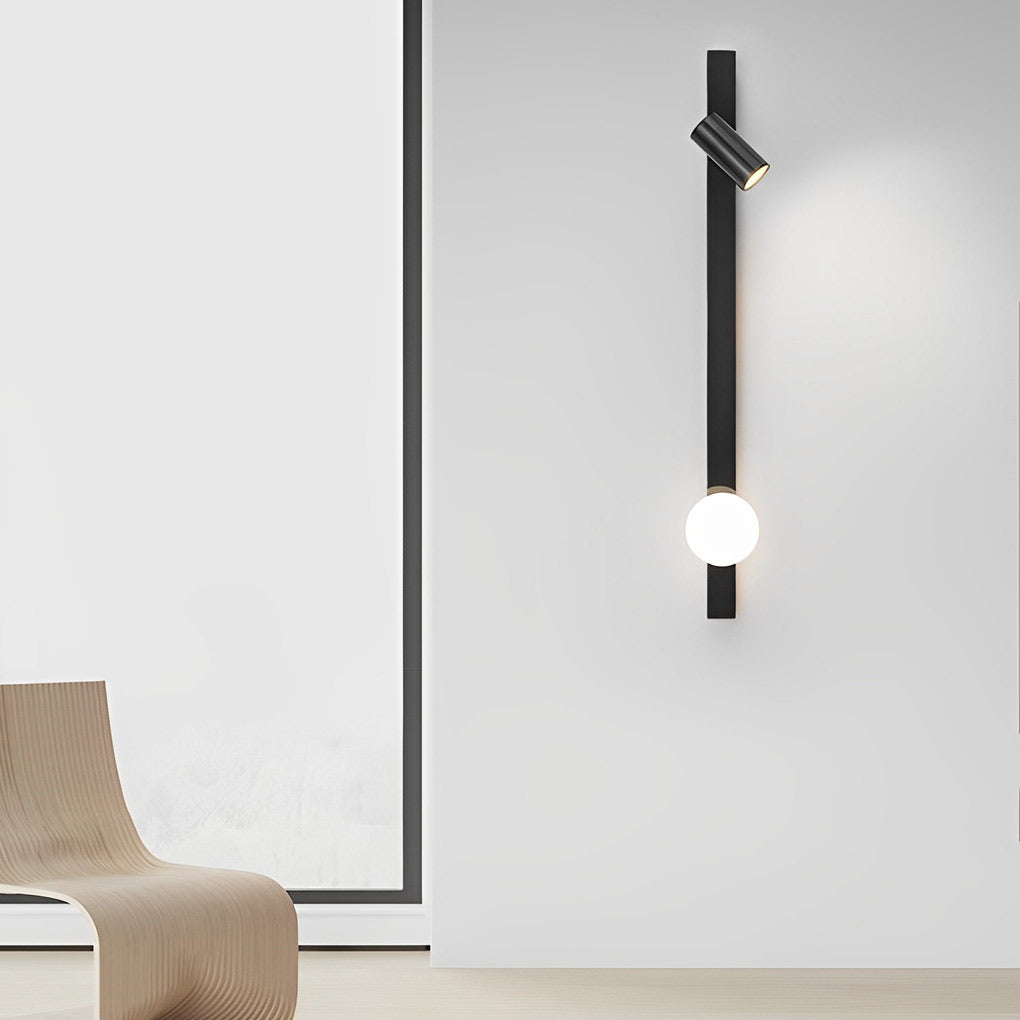 WINCHESTER TRIO DIMMABLE WALL SCONCE WITH FOCUSABLE SPOTLIGHT