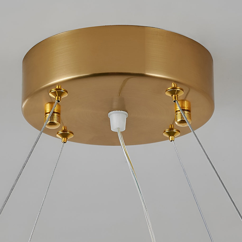 CHARLESTON CRYSTAL DOME LED CHANDELIER WITH DIMMING FEATURE