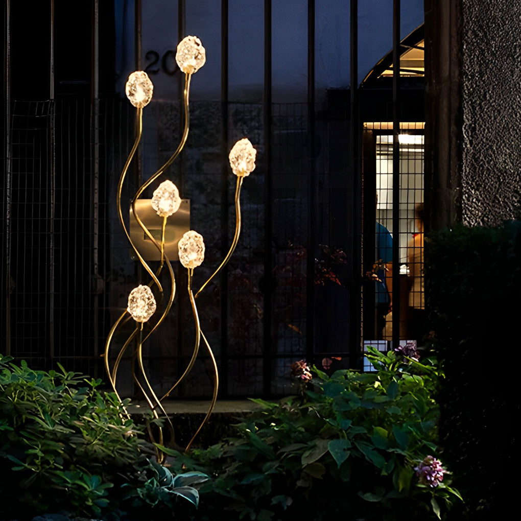 1. **CARMINE VINE LED GARDEN ORBS** – Enchanting apple and grape motifs, these luminous spheres bring a vibrant glow to your outdoor space.

2. **LAVENDER HILL FLORAL GLOW LANTERNS** – Captivating designs featuring fruit-inspired blooms, casting a warm, i