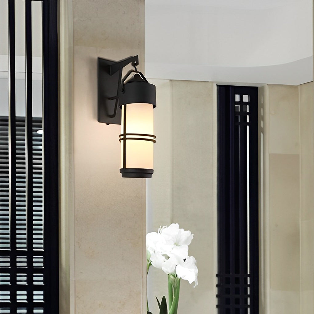 RAVENWOOD RUSTIC OUTDOOR BLACK WALL SCONCE